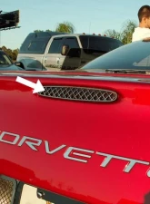 American Car Craft 5th Brake Light Trim Laser Mesh Chevrolet Corvette 1997-2004                                     - ACC-032028 - Image 2
